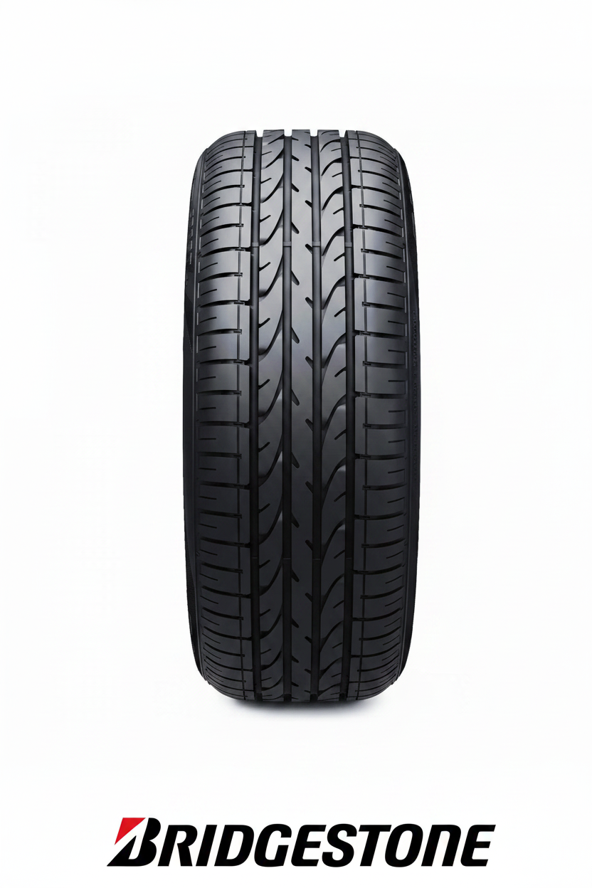 Llanta Bridgestone con logo