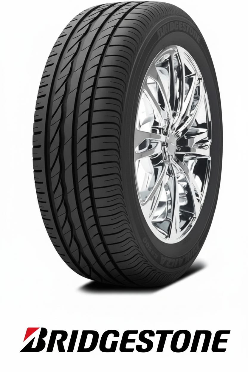 Llanta Bridgestone con logo