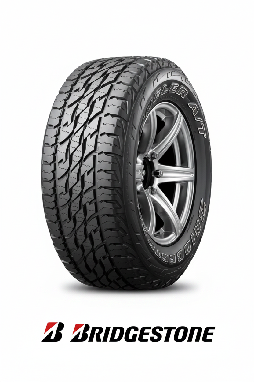 Llanta Bridgestone Dueler A/T 697 con logo